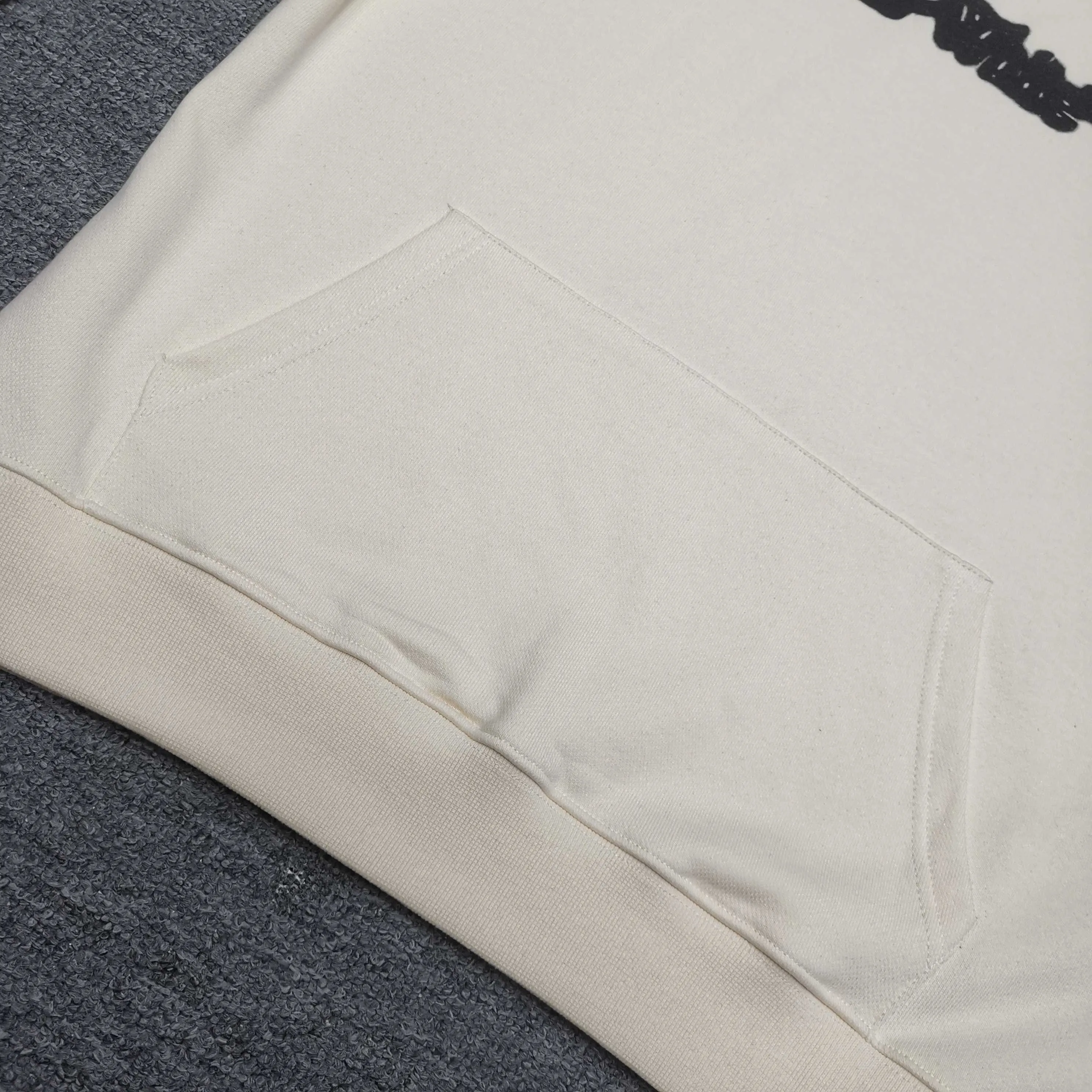 off white 25ss new arrow loose hooded sweatshirt Color: Beige Black Size: S M L XL P410